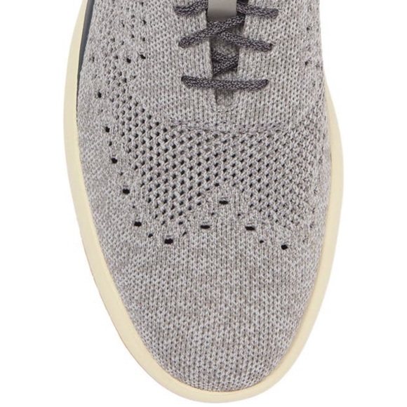 COLE HAAN Grand Troy Knit Oxford Shoe, Men’s Dress Sneaker, Gray, NWT - Picture 5 of 8